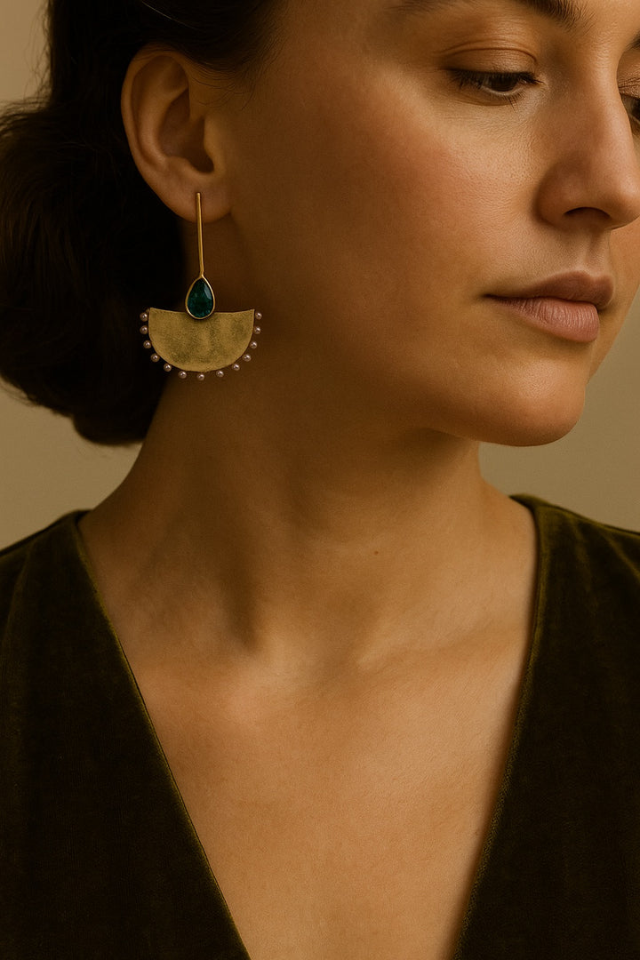 Charme d’Antan Boucle D’oreille Style Vintage